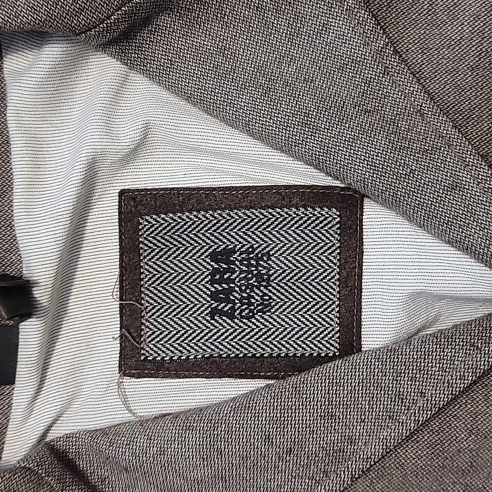 Men's Zara Blazer, size L (Brown) good condition - Picture 2 of 6